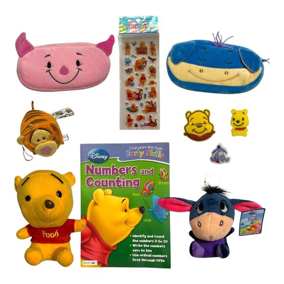 Winnie the Pooh Plush Piglet Pig & Wallet Toy Gift Set, Boy Girl Kids Children - Picture 1 of 10